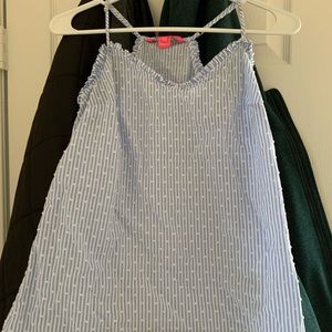 Lilly Pulitzer Seersucker tank top xs
